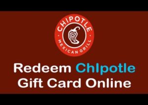 How to Use Chipotle Gift Cards Online